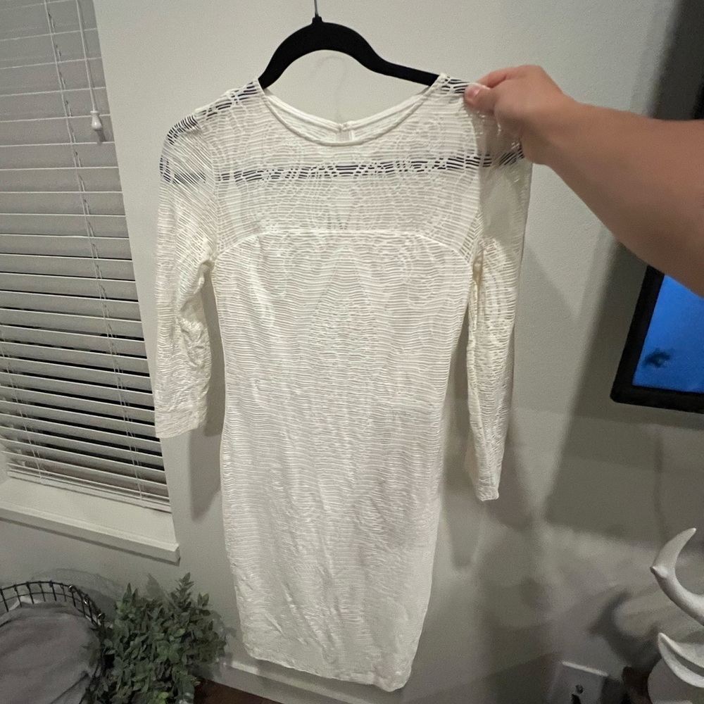 Size 2 Cache White Dress